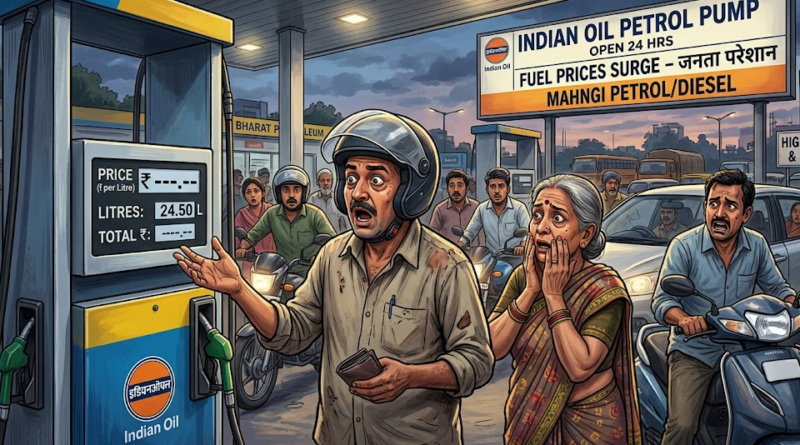 ईंधन की कीमतों में फिर उछाल