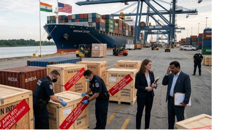 US द्वारा भारत पर टैरिफ