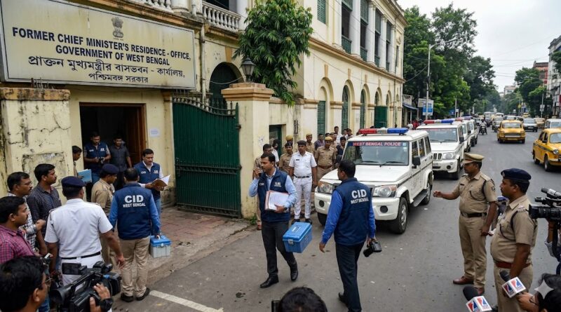 CID द्वारा पूर्व WB CM के आवास पर छापा